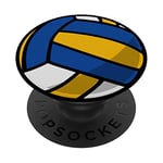 Volley-Ball Volleyball PopSockets PopGrip - Support et Grip pour Smartphone/Tablette avec un Top Interchangeable