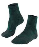 FALKE Men's TK2 Explore Wool Short M SO Warm Thick Anti-Blister 1 Pair Hiking Socks, Green (Holly 7385), 11-12.5