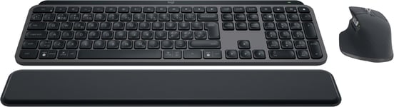 Logitech MX Keys S trådlöst tangentbord och muspaket (grafit)