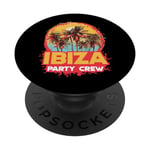 Équipe de vacances Ibiza Party Crew PopSockets PopGrip Interchangeable
