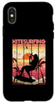 Coque pour iPhone X/XS Kitesurf Kiteboard Kitesurfer Sports nautiques Kite Surf