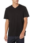 Hugo Boss Men's Tilson Short Sleeve V-Neck T-Shirt, Black, Medium