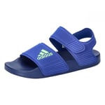 adidas Adilette Sandals, Team Royal Blue/Green Spark/Dark Blue, 6 UK Child