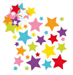 Baker Ross Autocollants étoile en Feutrine(Paquet de 144) - Matériels créatifs pour Enfants et Adultes, EF944