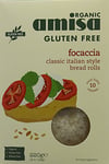 Amisa Organic Gluten Free Foccacia White Rolls 220g (Pack of 2)