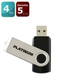 Platinum Clé USB 4Go Noire