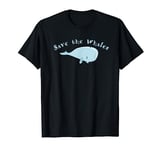 Cute Save The Whales T-shirt for Women Boys Girls Meme Gift T-Shirt