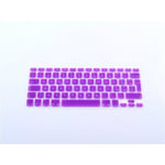 StickersLab Silicone Screen Protector for Apple MacBook Air/PRO Notebook Keyboard with Italian Letters (Background Colour - Purple)