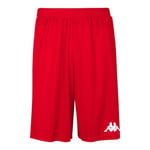 Kappa CALUSO Short de Basket-Ball Homme, Red, FR : XL (Taille Fabricant : XL)