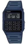 Casio Collection Retro Mens Digital Watch with Plastic Blue Strap CA-53WF-2BDF