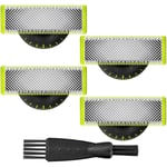 4x LAME PHILIPS ONEBLADE 360 LAMES FÖR RAKBORSTE ORIGINAL