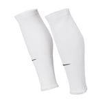Nike Fotballstrømper Leg Sleeve Strike - Hvit/Sort unisex