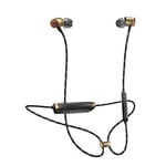 House Of Marley Uplift Bluetooth Brass In-Ear Headphones NEW