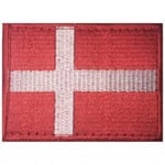 Hildeq Dansk flagga med kardborre 7x5,3 cm - Gamla lagret