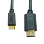 HDMI mini / kabel 1080p - Guld