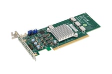 Supermicro AOC-SLG3-4E4T - lagringskontrol - PCIe 3.0 - PCIe 3.0 x16