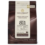 Callebaut Choklad Belgisk 811, mörk, 2,5 kg
