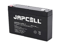 Japcell AGM-batteri 6V - JC6-7, 7,0Ah 4,8mm terminaler blybatteri