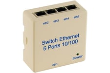 Switch 5 ports10/100 pour rail din