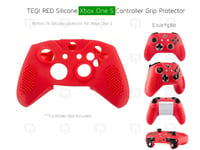 Xbox One S Red Silicone Shell Protector Grip Enhancer Protective Case Controller