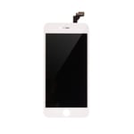 iPhone 6 Plus Skärm LCD Display Glas - Livstidsgaranti - Vit