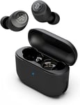 JLab Go Air Pop True Wireless Earbuds, In Ear Headphones, Bluetooth Earphones, Ear Buds with 32H Playtime, Bluetooth Earbuds with Microphone, USB Charging Case, Dual Connect, EQ3 Sound, Black