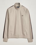 Fred Perry Taped Track Jacket Warm Grey
