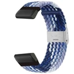 Punottu kellon ranneke Garmin Fenix 3 HR - Gradient blue