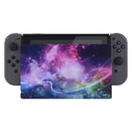 playvital Purple Galaxy Patterned Custom Protective Case for Nintendo Switch Charging Dock, Dust Anti Scratch Dust Hard Cover for Nintendo Switch Dock - Dock NOT Included