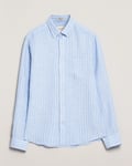 GANT Regular Fit Linen Striped Shirt Capri Blue
