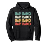 Vintage Ham Radio Operator Dad Grandpa Pullover Hoodie