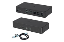 i-Tec - dockingstation - USB-C / Thunderbolt 3 / USB 3.0 - 2 x HDMI, 2 x DP - 1GbE