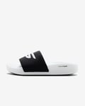Skechers Men's Hyper Burst Slide Sandals-Athletic Beach Shower Shoes with Foam Padding, Black White 1, 7.5 UK