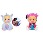 CRY BABIES Goodnight Starry Sky Jenna | Sleepy Time Baby Doll with LED Lights tears & Dressy Dotty Dalmatian | Interactive baby doll that cries Real tears