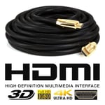 10M EXTRA LONG BRAIDED HDMI CABLE 4K Fast Cinema Movie Projector Office Ethernet