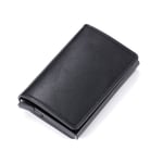 POP UP Plånbok med RFID-NFC Block Kortfodral Väska Plånbokskassett Black