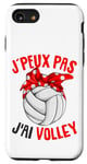 Coque pour iPhone SE (2020) / 7 / 8 J'Peux Pas J'ai Volley Volley-Ball Volleyball Fille Femme
