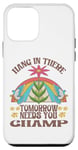 iPhone 12 mini Hang In There Tomorrow Needs You Champ Bird Flower Case