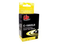 UPrint C-1500XLB - 36 ml - noir - compatible - cartouche d'encre (alternative pour : Canon PGI-1500XL BK) - pour Canon MAXIFY MB2050, MB2150, MB2155, MB2350, MB2750, MB2755