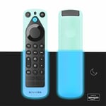 All New, Made for Amazon Remote Cover Case for Alexa Voice Remote Pro (2022 release), Glow-in-the-dark