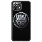 ERT GROUP Coque de téléphone Portable pour Xiaomi 11 Lite 4G/5G Original et sous Licence Officielle Marvel Motif Black Panther 013, Coque en TPU