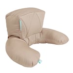 Najell 2-in-1 pram pillow/nursing pillow - linen beige