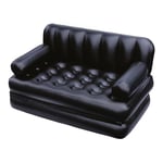 Bestway Inflatable Sofa|Premium 5-in-1 Air Couch Double Sofa to Double Bed - Blow up Portable Sofabed