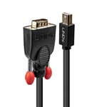 LINDY 41964 Câble Actif Mini DisplayPort vers VGA Noir 5 m
