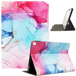 Bbjjkkz iPad 10.2 Case for Kids Girls Women, iPad 8th Generation 2020 Case, iPad 7th Generation 2019 Case, iPad Air 3 10.5 2019 Case, Ultra Slim Multi-angle Stand Leather Cute Case, Colored Marble