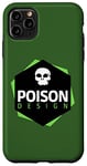 Coque pour iPhone 11 Pro Max Logo négatif vert Poison Design