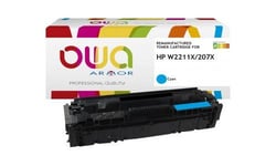 OWA - Haute capacité - cyan - compatible - remanufacturé - cartouche de toner (alternative pour : HP 207X) - pour HP Color LaserJet Pro M255dw, M255nw, MFP M282nw, MFP M283cdw, MFP M283fdn, MFP M283fdw