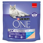 PURINA ONE Special för katter med kräsen aptit torsk, öring för katter - 4 x 1,5 kg