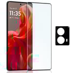 1-Pack Motorola G85 Skärmskydd & 1-Pack linsskydd - Härdat Glas 9H - Super kvalitet 3D