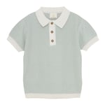 EnFant GOTS Stickad Pikétröja Jadeite | Grön | 98 cm